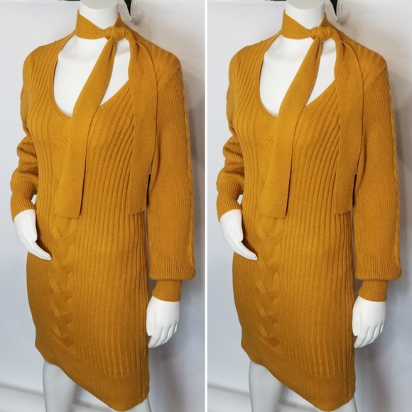 Ribbed Knit Sweater Dress - Picture 5 of 7